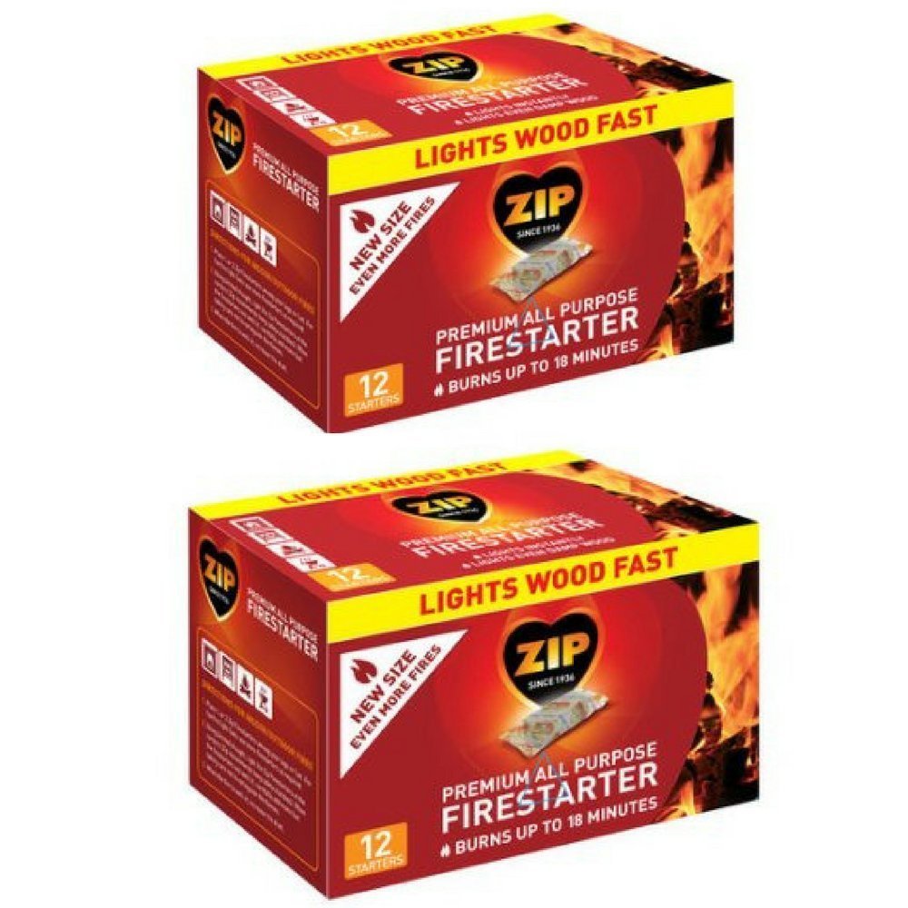 Amazon.com: Zip Premium Firestarter, 2 Cases : Sports & Outdoors